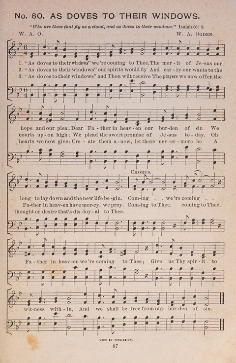 Sixty Scripture Songs: compiled expressly for the Sunday school (part third) page 27