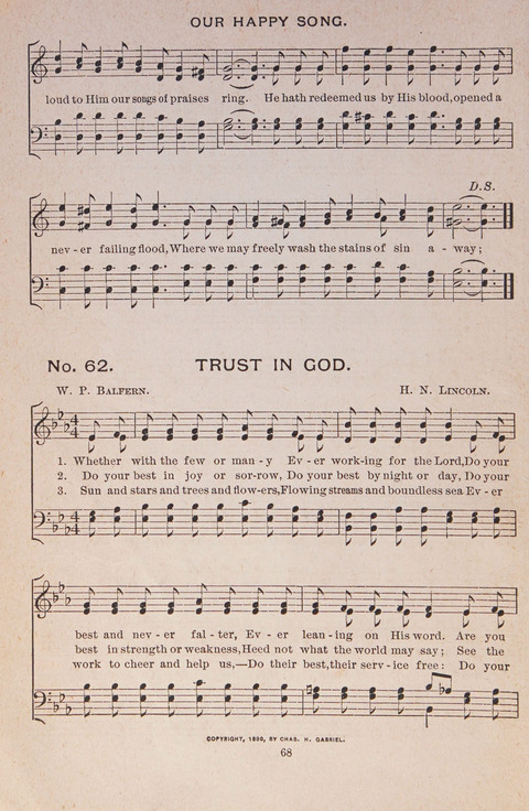 Sixty Scripture Songs: compiled expressly for the Sunday school (part third) page 8