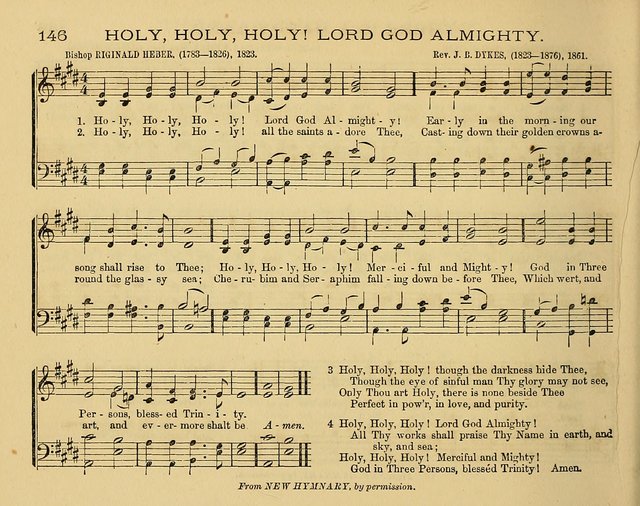 The Alleluia: a collection of hymns and tunes for the church scool, and the mid-week meeting page 146
