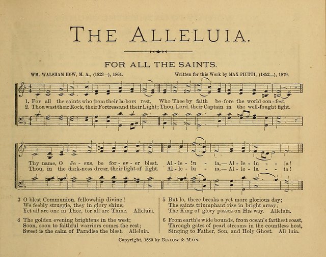 The Alleluia: a collection of hymns and tunes for the church scool, and the mid-week meeting page 3