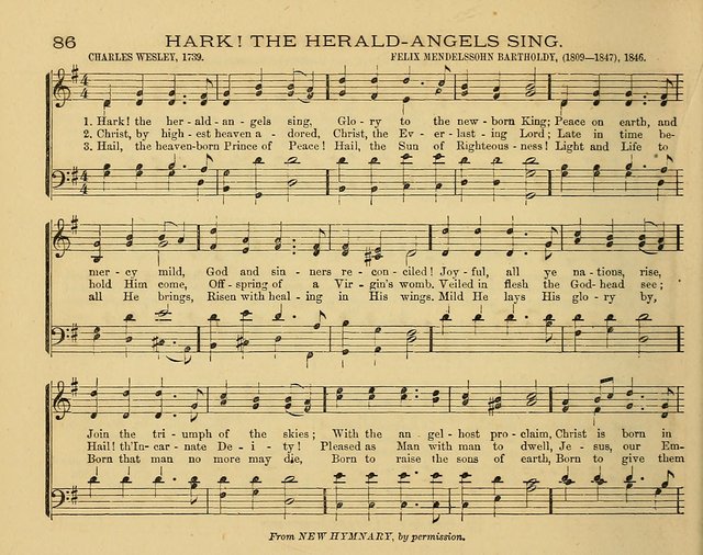 The Alleluia: a collection of hymns and tunes for the church scool, and the mid-week meeting page 86