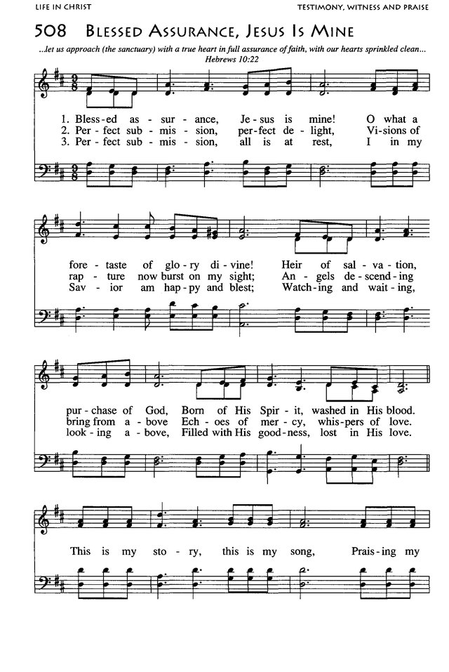 African American Heritage Hymnal page 813