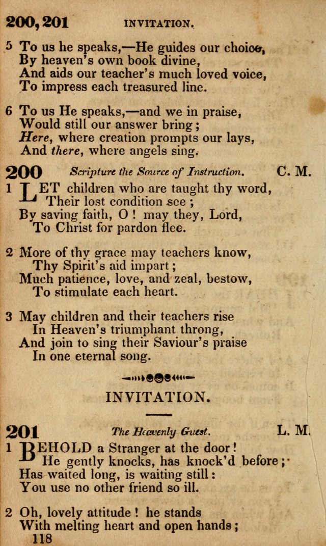 The American Baptist Sabbath-School Hymn-Book page 122