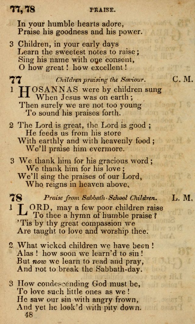 The American Baptist Sabbath-School Hymn-Book page 52