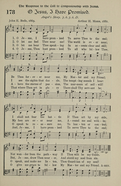 American Church and Church School Hymnal: a new religious educational hymnal page 185