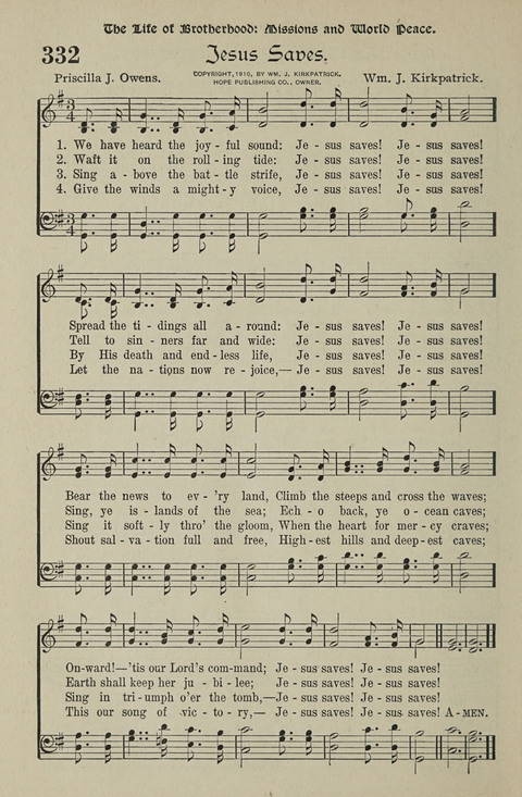 American Church and Church School Hymnal: a new religious educational hymnal page 322