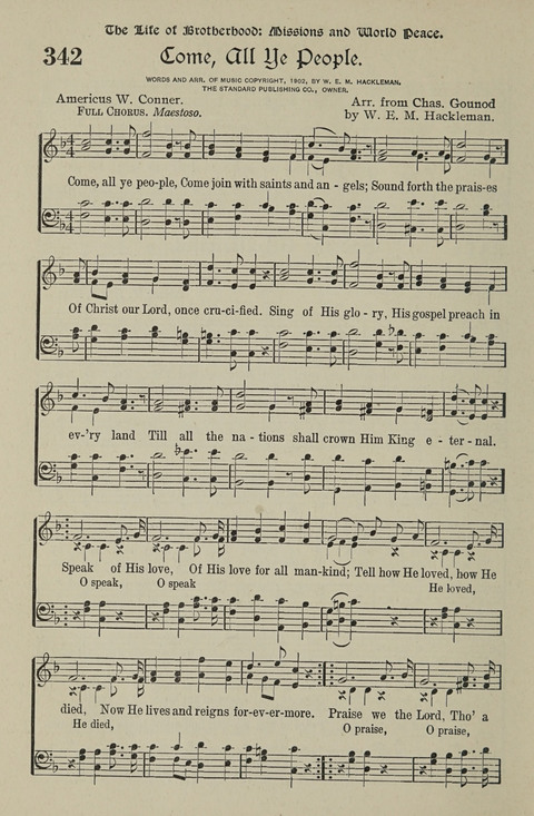 American Church and Church School Hymnal: a new religious educational hymnal page 332