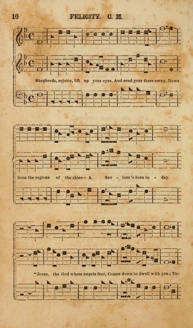 The American Church Harp: containing a choice selection of hymns and tunes comprising a variety of meters, well adapted to all Christian churches, singing schools, and private families page 12