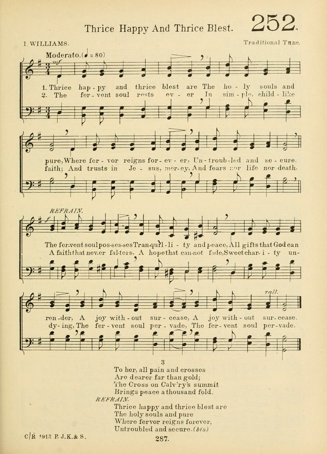 American Catholic Hymnal: an extensive collection of hymns, Latin chants, and sacred songs for church, school, and home, including Gregorian masses, vesper psalms, litanies... page 294