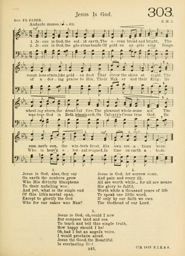 American Catholic Hymnal: an extensive collection of hymns, Latin chants, and sacred songs for church, school, and home, including Gregorian masses, vesper psalms, litanies... page 352