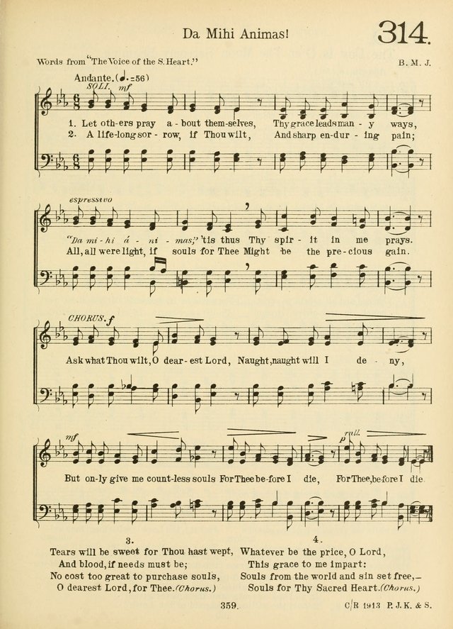 American Catholic Hymnal: an extensive collection of hymns, Latin chants, and sacred songs for church, school, and home, including Gregorian masses, vesper psalms, litanies... page 366