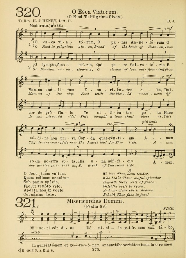American Catholic Hymnal: an extensive collection of hymns, Latin chants, and sacred songs for church, school, and home, including Gregorian masses, vesper psalms, litanies... page 377
