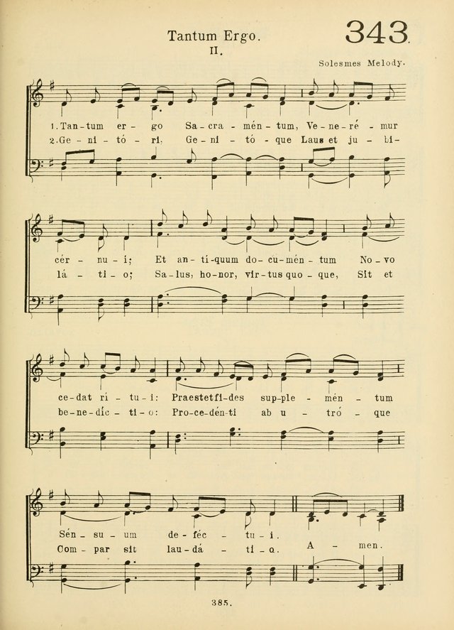 American Catholic Hymnal: an extensive collection of hymns, Latin chants, and sacred songs for church, school, and home, including Gregorian masses, vesper psalms, litanies... page 392