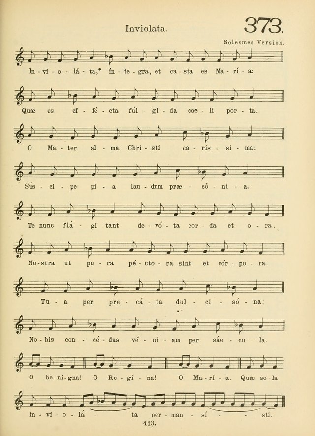 American Catholic Hymnal: an extensive collection of hymns, Latin chants, and sacred songs for church, school, and home, including Gregorian masses, vesper psalms, litanies... page 420
