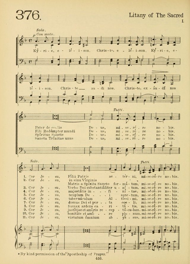 American Catholic Hymnal: an extensive collection of hymns, Latin chants, and sacred songs for church, school, and home, including Gregorian masses, vesper psalms, litanies... page 423