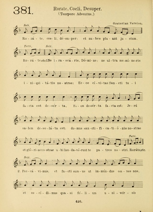 American Catholic Hymnal: an extensive collection of hymns, Latin chants, and sacred songs for church, school, and home, including Gregorian masses, vesper psalms, litanies... page 433
