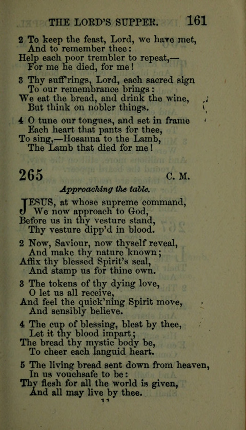 A Collection of Hymns for the use of the African Methodist Episcopal Zion Church in America page 155