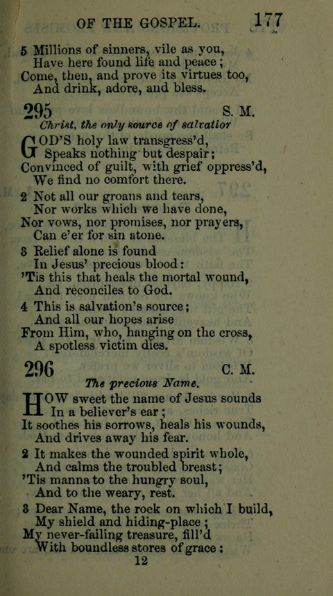 A Collection of Hymns for the use of the African Methodist Episcopal Zion Church in America page 171