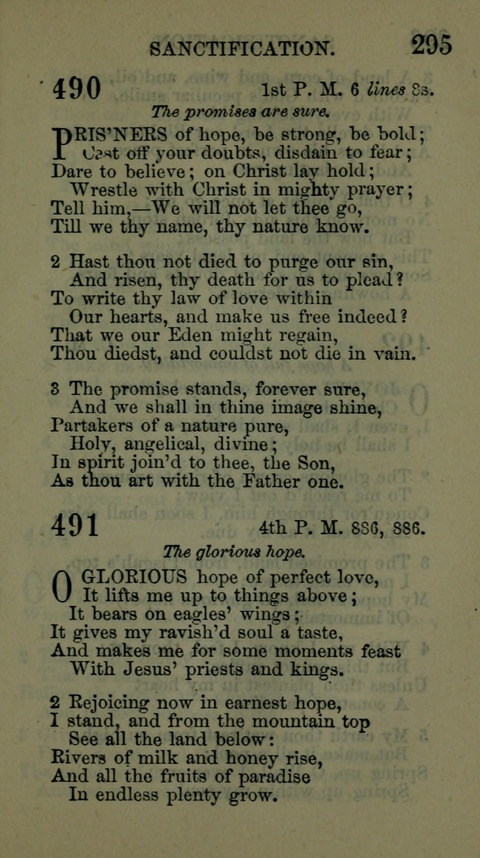 A Collection of Hymns for the use of the African Methodist Episcopal Zion Church in America page 289