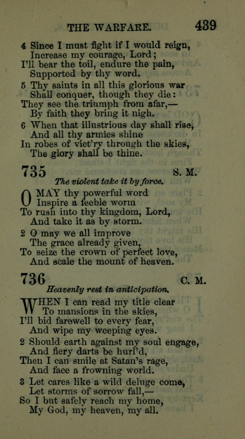 A Collection of Hymns for the use of the African Methodist Episcopal Zion Church in America page 433