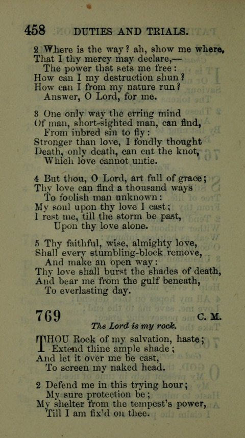 A Collection of Hymns for the use of the African Methodist Episcopal Zion Church in America page 452