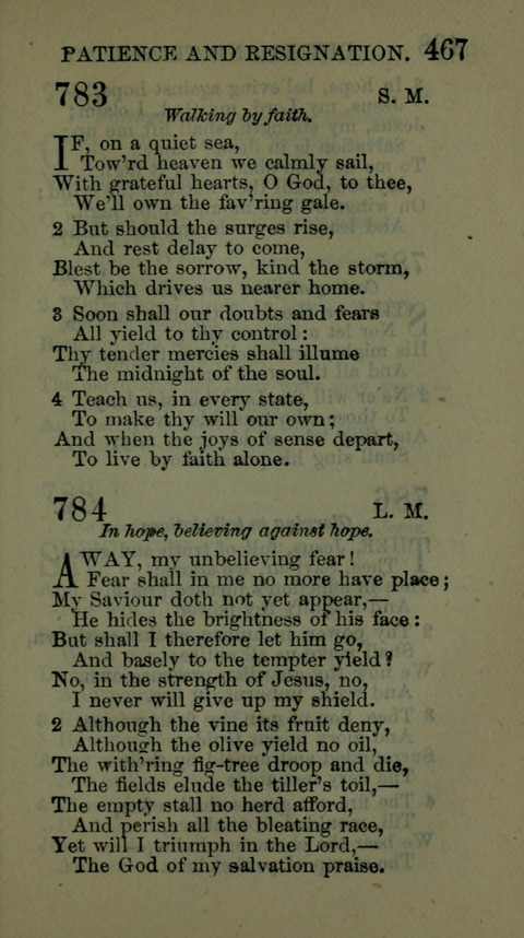 A Collection of Hymns for the use of the African Methodist Episcopal Zion Church in America page 461