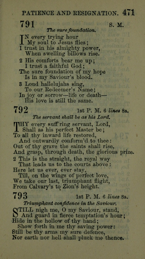 A Collection of Hymns for the use of the African Methodist Episcopal Zion Church in America page 465