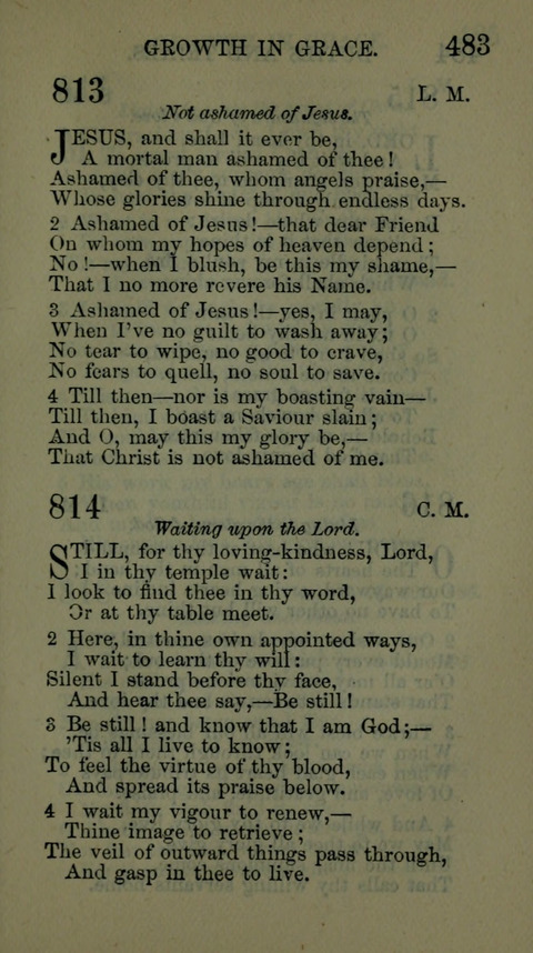 A Collection of Hymns for the use of the African Methodist Episcopal Zion Church in America page 477