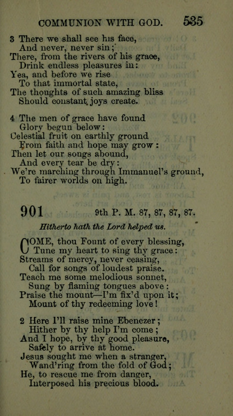 A Collection of Hymns for the use of the African Methodist Episcopal Zion Church in America page 529