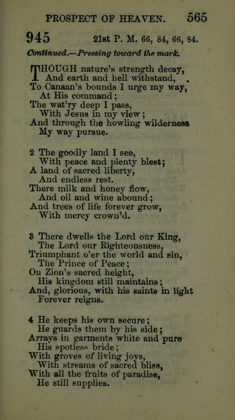 A Collection of Hymns for the use of the African Methodist Episcopal Zion Church in America page 559