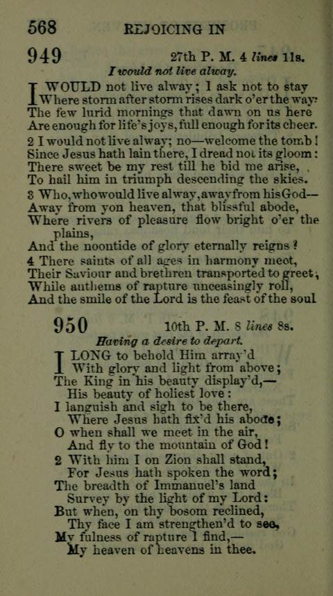 A Collection of Hymns for the use of the African Methodist Episcopal Zion Church in America page 562