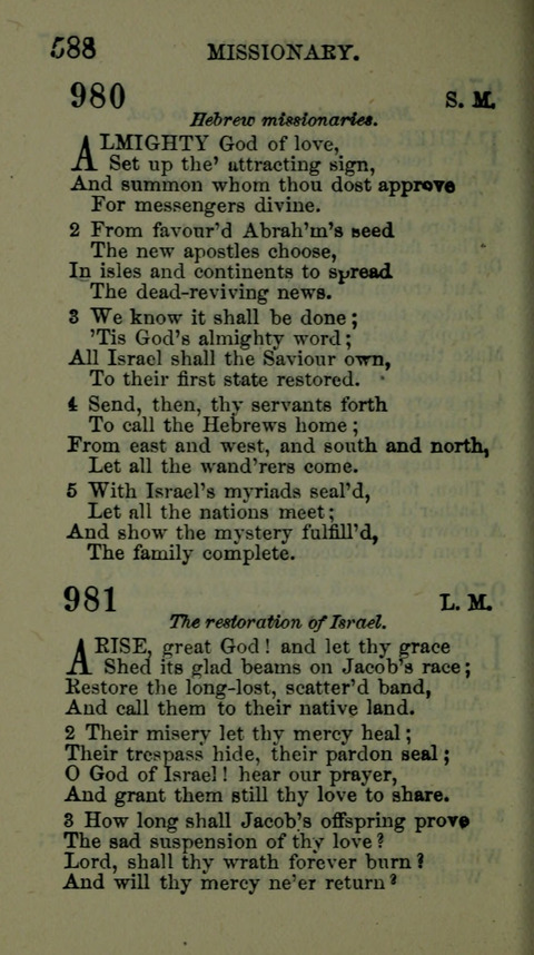A Collection of Hymns for the use of the African Methodist Episcopal Zion Church in America page 582