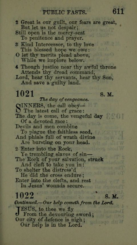 A Collection of Hymns for the use of the African Methodist Episcopal Zion Church in America page 605
