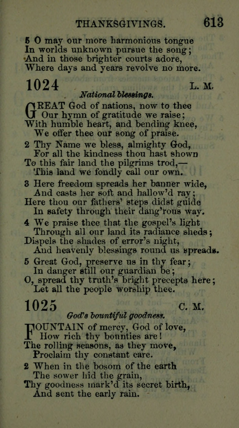 A Collection of Hymns for the use of the African Methodist Episcopal Zion Church in America page 607