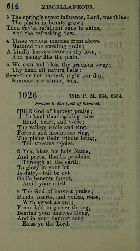 A Collection of Hymns for the use of the African Methodist Episcopal Zion Church in America page 608