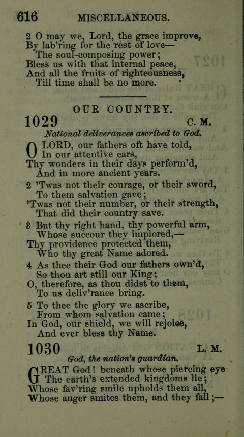 A Collection of Hymns for the use of the African Methodist Episcopal Zion Church in America page 610