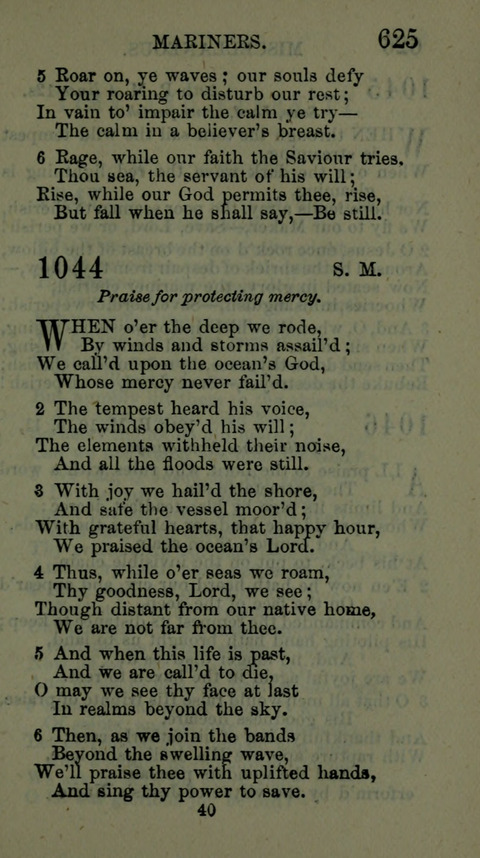 A Collection of Hymns for the use of the African Methodist Episcopal Zion Church in America page 619