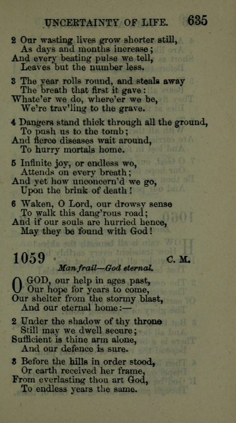A Collection of Hymns for the use of the African Methodist Episcopal Zion Church in America page 629