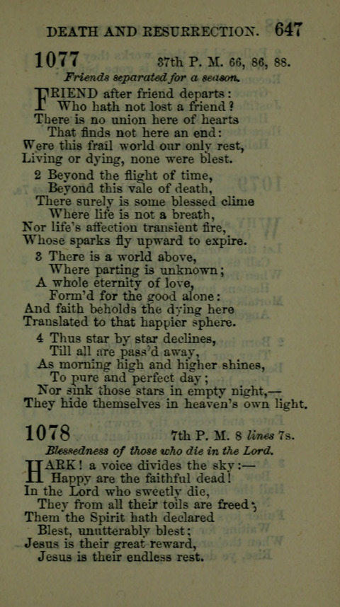 A Collection of Hymns for the use of the African Methodist Episcopal Zion Church in America page 641