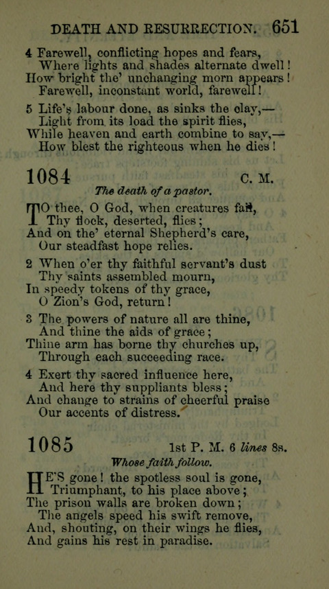 A Collection of Hymns for the use of the African Methodist Episcopal Zion Church in America page 645