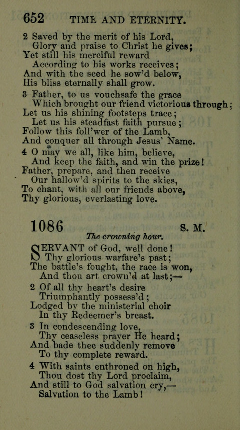 A Collection of Hymns for the use of the African Methodist Episcopal Zion Church in America page 646