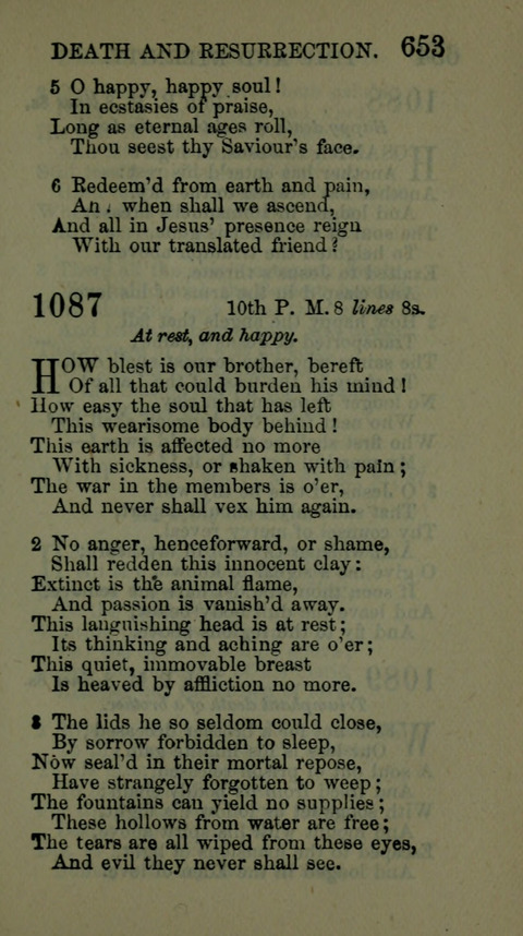 A Collection of Hymns for the use of the African Methodist Episcopal Zion Church in America page 647