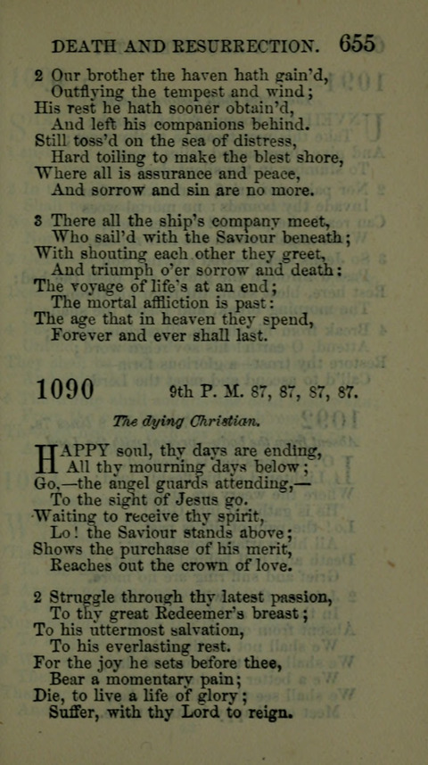 A Collection of Hymns for the use of the African Methodist Episcopal Zion Church in America page 649
