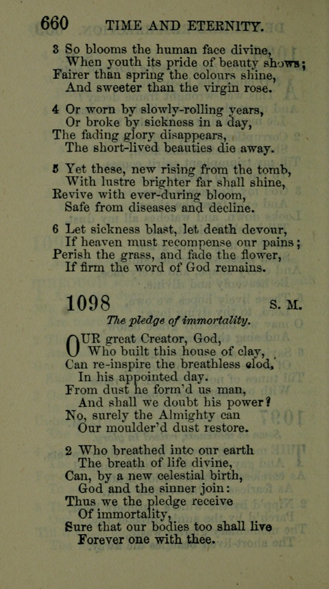 A Collection of Hymns for the use of the African Methodist Episcopal Zion Church in America page 654