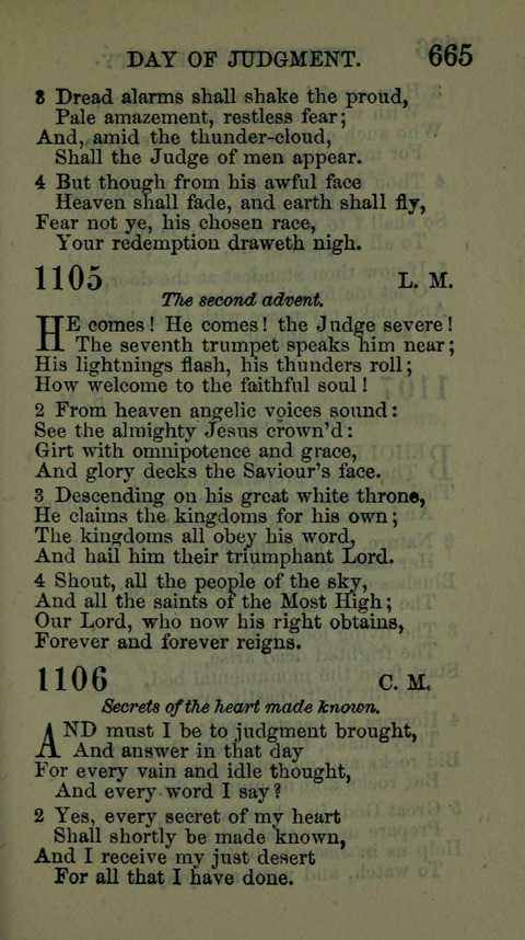A Collection of Hymns for the use of the African Methodist Episcopal Zion Church in America page 659