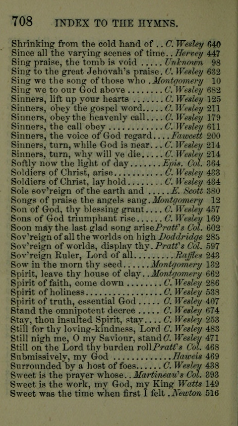 A Collection of Hymns for the use of the African Methodist Episcopal Zion Church in America page 702