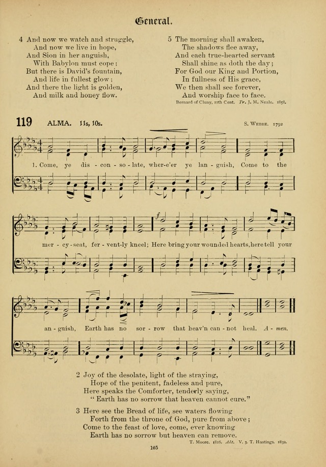 The Academic Hymnal page 106