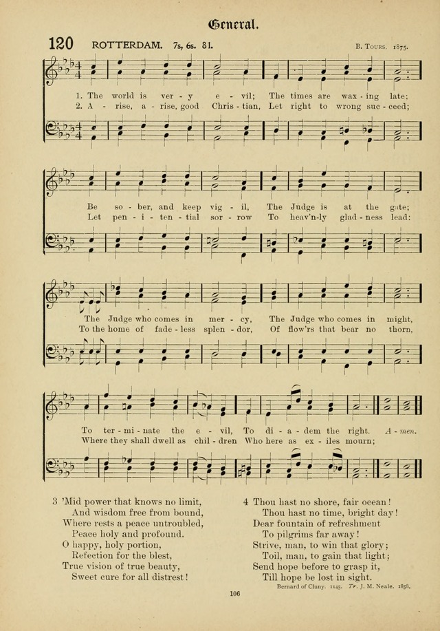 The Academic Hymnal page 107