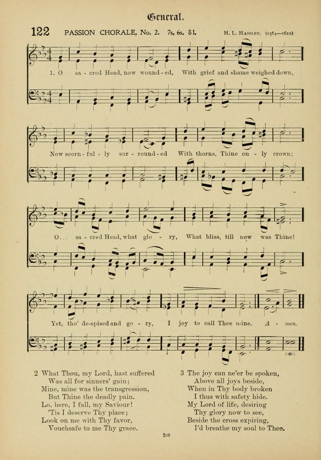 The Academic Hymnal page 109