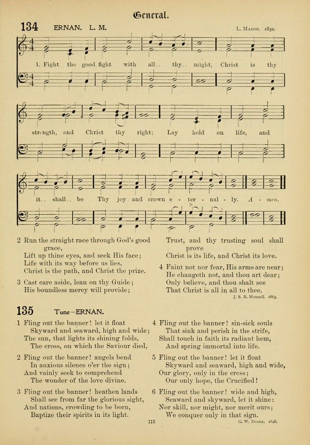 The Academic Hymnal page 116